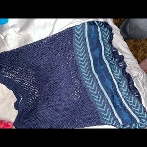 Crocheted see-through top